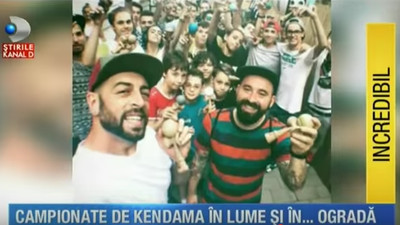 Kendama on the News in Romania