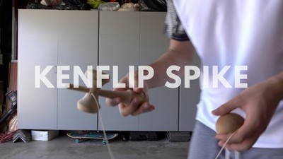 Kendama Tutorial || Pull-Up Kenflip Spike