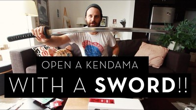 JAKE WIENS UNBOXING with a SWORD!